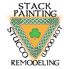 Stack Painting Remodelling Logo Black