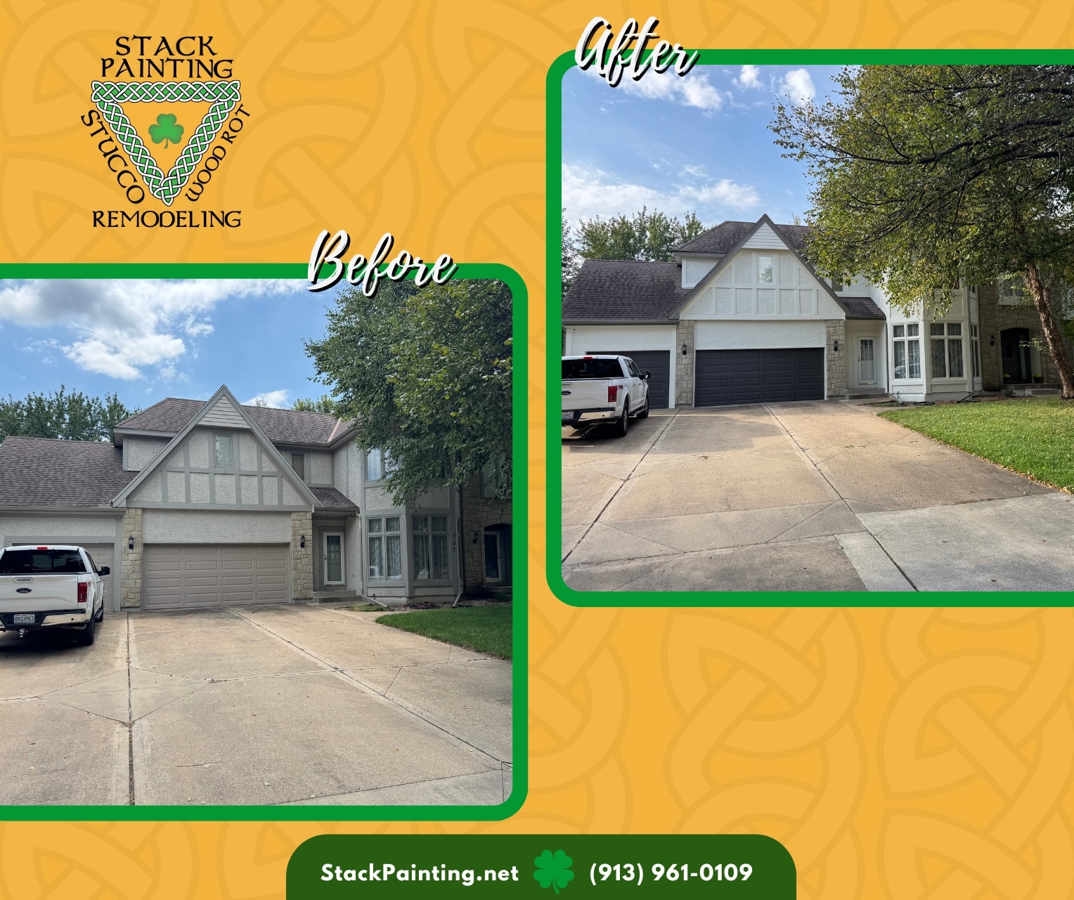 Exterior painting in Overland Park, KS by Stack Painting — project for Greg H.