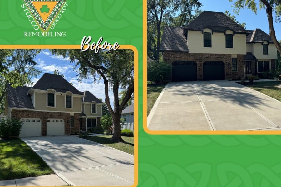 Exterior painting in Overland Park, KS by Stack Painting — project for Jeff S.